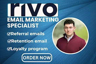 setup rivo loyalty program referral email campaign customer retention email