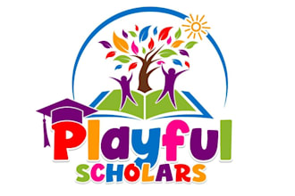 design an educational logo for schools,  and online courses