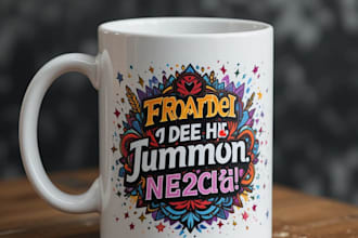 design a mug design or coffee cup design