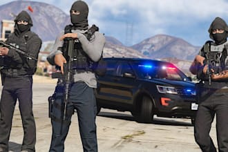 create professional lspdfr setup with realistic police uniforms
