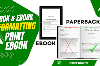 do christian book formatting, paperback and ebook formatting  for kdp and lulu