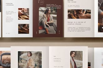design fashion catalog, lookbook sell sheet magazines flyer or order form