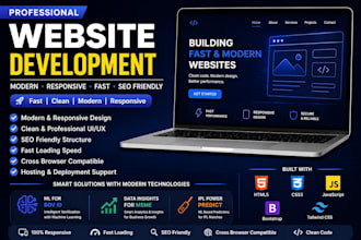 design a fast and modern business website