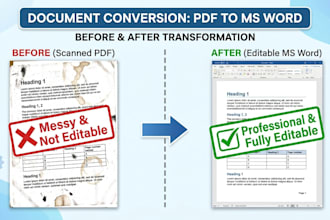 do professional file conversion and document formatting