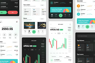 crypto wallet app with trading app, crypto exchange app, crypto blockchain