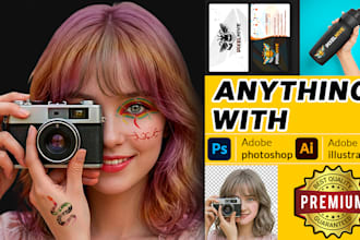 do photo, vector, packaging, brand identity editing, photoshop, and illustrator