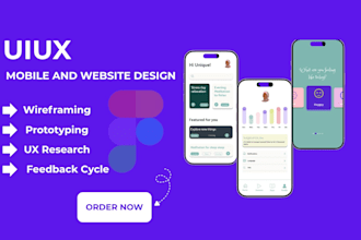design modern and clean uiux designs in figma