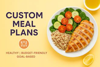 do meal planning for 2 weeks