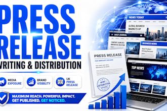 distribute your press release for media publication and brand visibility