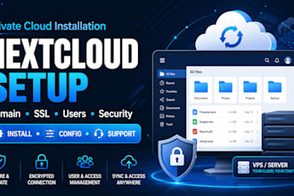 install nextcloud private cloud on your vps