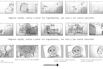 create a professional storyboard for your animation or video