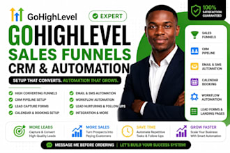 gohighlevel sales funnel CRM automation gohighlevel website gohighlevel