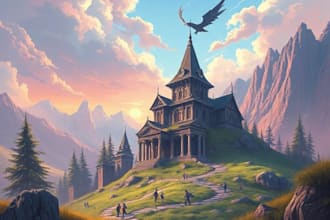 design an awesome fantasy illustration