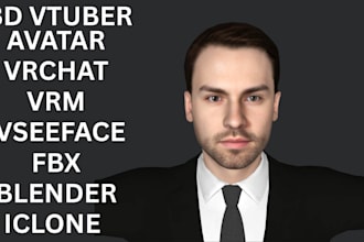 add arkit 52 face tracking blendshapes for vseecace animaze iclone vtuber avatar