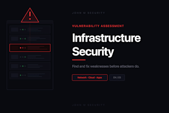 perform a professional infrastructure vulnerability assessment and report
