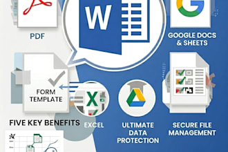 convert PDF to word, excel, or google spreadsheet