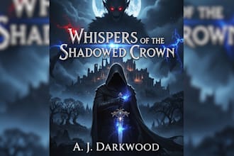 do fantasy book cover, thriller book cover design
