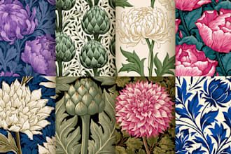 design repeat seamless pattern and textile pattern