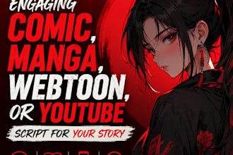 write a short script for your comic, manga, webtoon, or youtube video