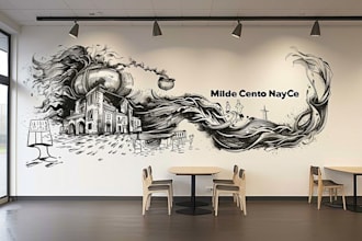 design wall art, decal, mural for your business