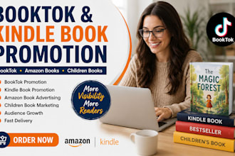 do promotion booktok kindle book promotion children amazon book and marketing