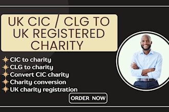 convert your cic or clg company into a registered UK charity