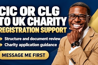convert your cic or clg company into a registered UK charity