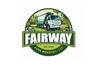 design monogram fairway junk removal logo