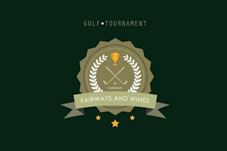 create powerful logo for our premier womens golf tournament