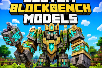 make high quality models in blockbench