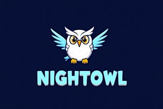 make an amazing owl bird mascot logo in one day