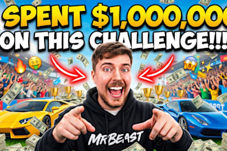 design high crt youtube thumbnail for gaming ,finance ,vlog