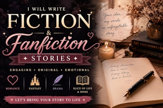 write engaging fiction and fanfiction stories