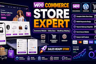 create ecommerce wordpress using woocommerce online store online webshop