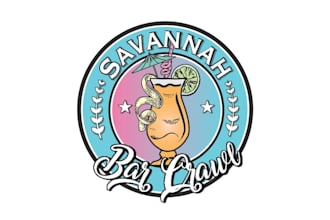 make bar pub crawl themed business logo