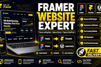 design framer website, framer landing page, figma to framer, figma to wordpress