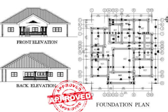 design foundation plans structural calculations and permit drawings