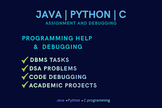 help with java, python and c programming problems