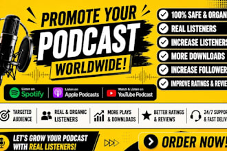 do organic spotify podcast promotion and marketing podcast apple
