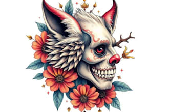 draw a realistic realism tattoo design for you
