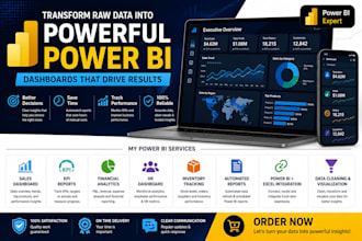 build a power bi dashboard for data analysis