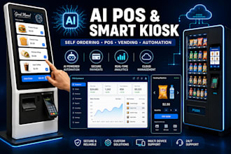 develop ai smart pos and kiosk self ordering software