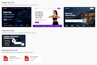 build a responsive landing page
