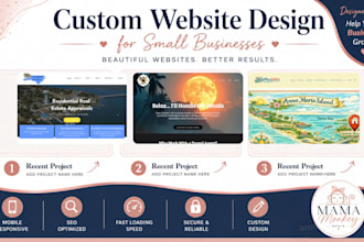 design a professional small business website with SEO