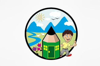 design professional fun logo for a child care center