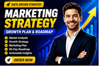 create a data driven marketing strategy, marketing plan and growth roadmap