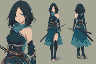 draw anime characters or fanart