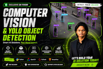 do computer vision, object detection and yolo projects using opencv