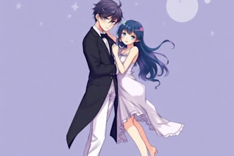 draw custom dakimakura body pillow anime art , oc, waifu, husbando, sfw, nsfw