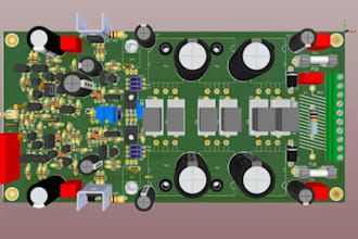 design audio pcb, guitar pedal pcb, amplifier pcb layout and circuits schematics